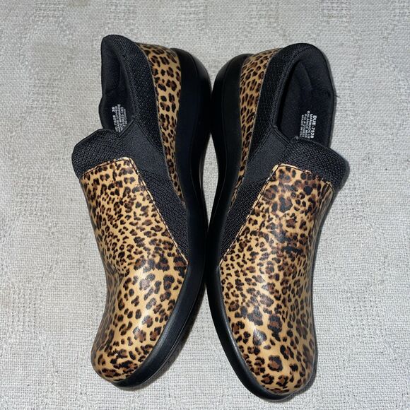 Alegria Women’s Casual Shoes Size 38 U.S. 7 M Tan Leopard Print Going Out Party - Picture 5 of 12